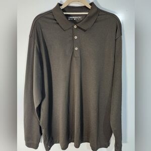Nike Golf Men's Brown/Olive Polo Shirt, Size XL
